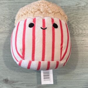 SQUISHMALLOW 5” Arnel the Popcorn (Thin Striped)